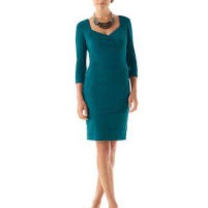 WHBM Teal Bandage Dress- Size 0